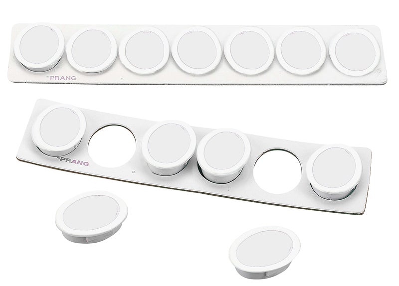 Prang PAINT WATERCOLOR WATERCOLOR OVAL PAN WHITE REFILL TWO STRIPS OF 6 - Image 2